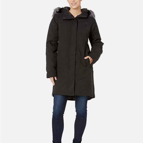 The North Face Women's Defdown Parka Jacket Coat GTX, Tnf Black - Picture 1 of 15
